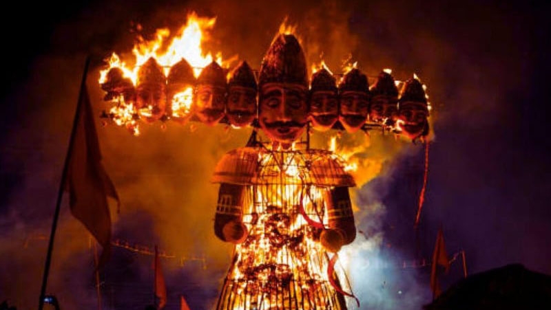 Ravana effigies